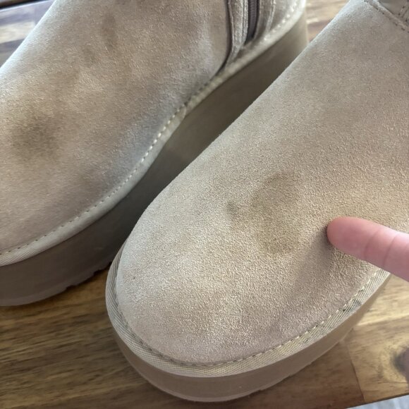 UGG Dipper Classic Platform Boots Women’s Size 10 FLAWS! AS IS. NO RETURNS - Picture 2 of 16